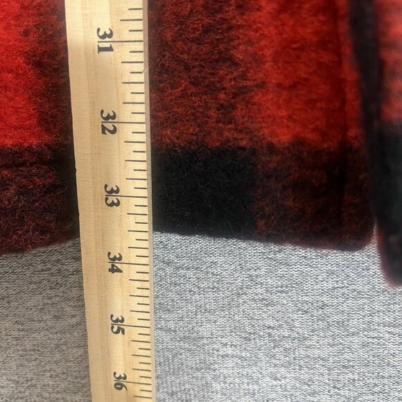 Marisa & Marie Jacket Women Medium Black Wool Blend Italy Buffalo Checkered Coat - Picture 7 of 13